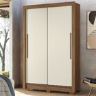 Guarda-roupa Solteiro Lapa 2 Portas 2 Gavetas Jatoba/areia -