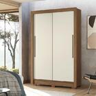 Guarda-roupa Solteiro Lapa 2 Portas 2 Gavetas Jatoba/areia -