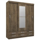 Guarda-roupa Solteiro Lisboa 3 Portas Demolição - Genialflex