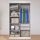 Guarda Roupa Solteiro Lisboa 4 Portas 2 Gav