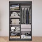 Guarda Roupa Solteiro Lisboa 4 Portas 2 Gav