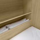 Guarda-roupa Solteiro Lisboa 4 Portas 3 Gavetas Castanho/off