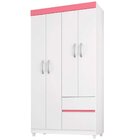 Guarda-roupa Solteiro Lotus 4 Portas 2 Gavetas Demóbile