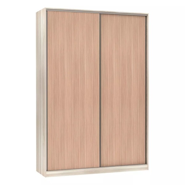 Guarda-roupa Solteiro Luciane 2 Portas De Correr 3 Gavetas Pr