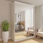 Guarda-roupa Solteiro Lyon Top 2 Portas De Correr 2 Gavetas B