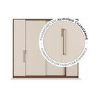 Guarda-roupa Solteiro Mad 4 Portas 4 Gavetas Ph1733 Cedro/off