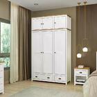 Guarda Roupa Solteiro Madeira Maciça 2 Peças 9104x9107 Topazi