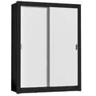 Guarda-roupa Solteiro Madesa Dallas 2 Portas De Correr 2 Gave