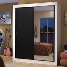 Guarda-roupa Solteiro Madesa Dallas 2 Portas De Correr Com Es