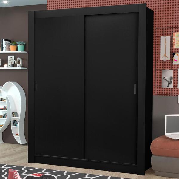 Guarda-roupa Solteiro Madesa Dallas Plus 2 Portas De Correr 4