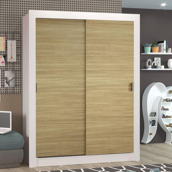 Guarda-roupa Solteiro Madesa Dallas Plus 2 Portas De Correr 4