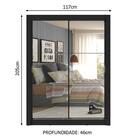 Guarda-roupa Solteiro Madesa Dallas Plus 2 Portas De Correr D