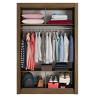 Guarda-Roupa Solteiro Madesa Denver 2 Portas de Correr