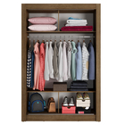 Guarda-Roupa Solteiro Madesa Denver 2 Portas de Correr