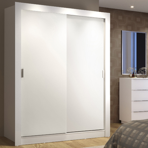 Guarda Roupa Solteiro Madesa Denver 2 Portas De Correr Leroy Merlin