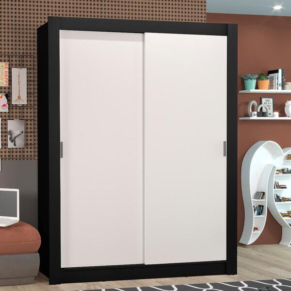 Guarda-roupa Solteiro Madesa Denver 2 Portas De Correr