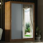 Guarda-roupa Solteiro Madesa Denver 2 Portas De Correr Com Es