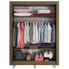 Guarda-roupa Solteiro Madesa Denver 2 Portas De Correr Com Pés