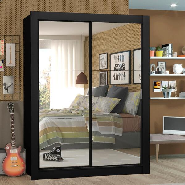 Guarda-roupa Solteiro Madesa Denver 2 Portas De Correr De Esp