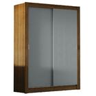 Guarda-roupa Solteiro Madesa Denver 2 Portas De Correr - Rust