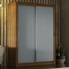 Guarda-roupa Solteiro Madesa Denver 2 Portas De Correr - Rust