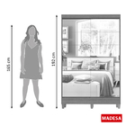 Guarda-Roupa Solteiro Madesa Luke 2 Portas de Correr de Espel