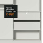 Guarda-Roupa Solteiro Madesa Luke 2 Portas de Correr de Madei