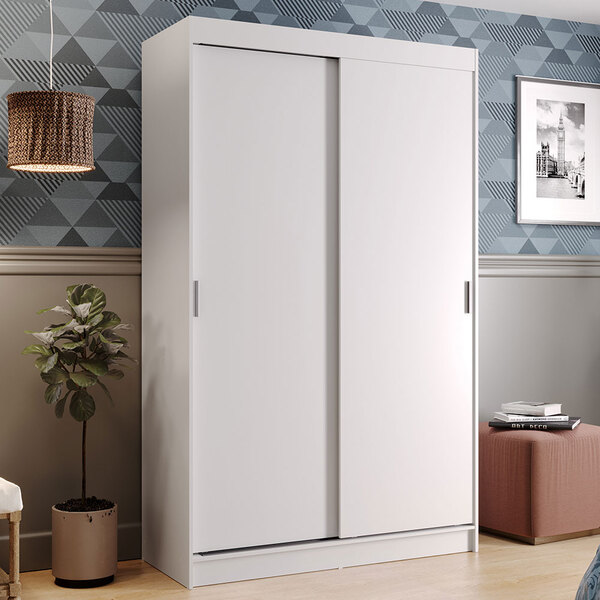 Guarda-roupa Solteiro Madesa Tokio 2 Portas De Correr 2 Gavet