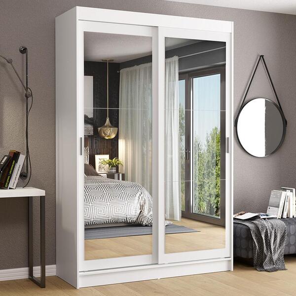 Guarda-roupa Solteiro Madesa Tokio 2 Portas De Correr De Espe