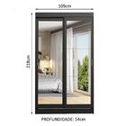 Guarda-roupa Solteiro Madesa Tokio 2 Portas De Correr De Espe