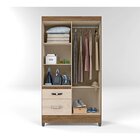 Guarda-roupa Solteiro Madri 4 Portas 2 Gavetas Moval