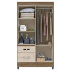 Guarda-roupa Solteiro Madri 4 Portas 2 Gavetas Moval