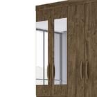 Guarda Roupa Solteiro Madri 4 Portas E 2 Gavetas Com Espelho