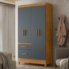 Guarda Roupa Solteiro Madri 4 Portas E 2 Gavetas - Moval