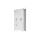 Guarda-roupa Solteiro Madri Flex 4 Pt 2 Gv Branco