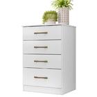 Guarda Roupa Solteiro Madri Flex Com Espelho E Cômoda Ms913 B