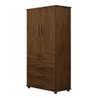 Guarda Roupa Solteiro Maia 2 Portas 4 Gavetas Com Chave Benet