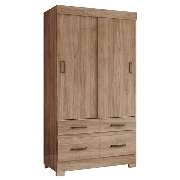 Guarda Roupa Solteiro Marel 2 Portas De Correr Flex - Móveis