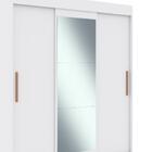 Guarda-roupa Solteiro Marselha 3 Portas 2 Gavetas Com Espelho