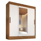 Guarda-roupa Solteiro Marselha 3 Portas 2 Gavetas Com Espelho