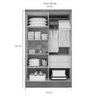 Guarda-roupa Solteiro Marselha 4 Pt 2 Gv Branco