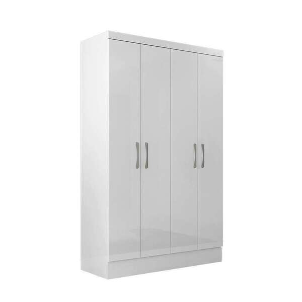 Guarda-roupa Solteiro Marselha 4 Pt 2 Gv Branco
