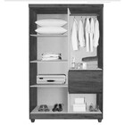 Guarda Roupa Solteiro Master Com 4 Portas E 2 Gavetas Móveis