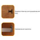 Guarda-roupa Solteiro Max 4 Pt 2 Gv Cinamomo E Off White