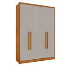 Guarda-roupa Solteiro Max 4 Pt 2 Gv Cinamomo E Off White