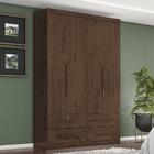 Guarda Roupa Solteiro Maximus Plus 4 Portas E 4 Gavetas - Zan