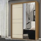 Guarda Roupa Solteiro Mdf 2 Portas 1 Com Espelho 170 Cm Quali