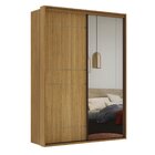 Guarda Roupa Solteiro Mdf 2 Portas 1 Com Espelho 170 Cm Quali