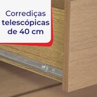 Guarda Roupa Solteiro Mdf 4 Portas 3 Gavetas Paris Plus Cinam