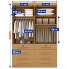 Guarda Roupa Solteiro Mdf 4 Portas 8 Gavetas Marselha Plus Ci